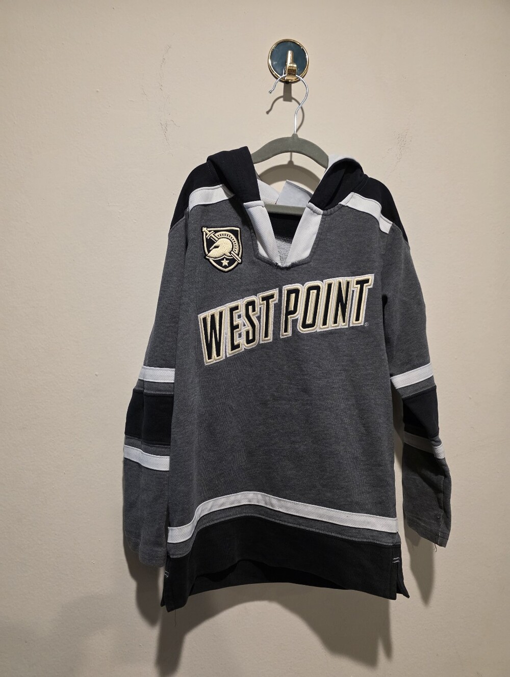 Champion West Point Gray & Black Crewneck Sweatshirt